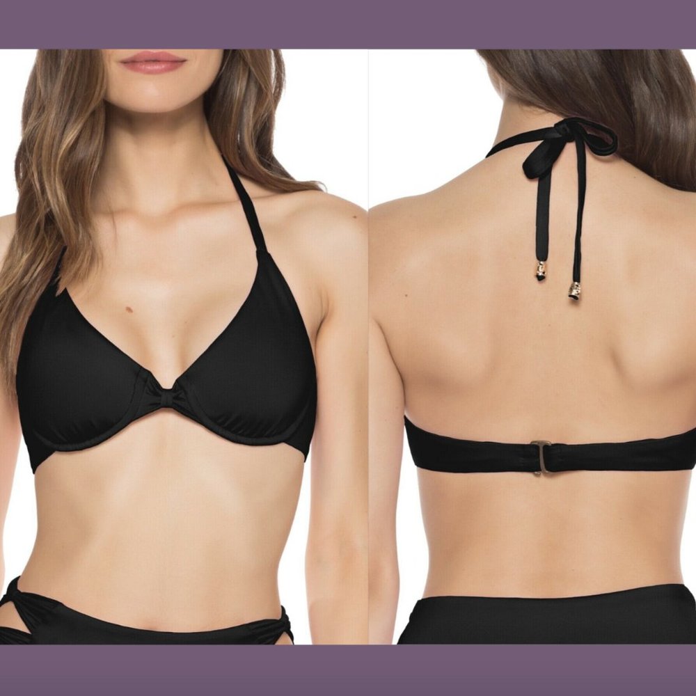 NWD Isabella Rose Bow Tie Underwire Bikini Top‎